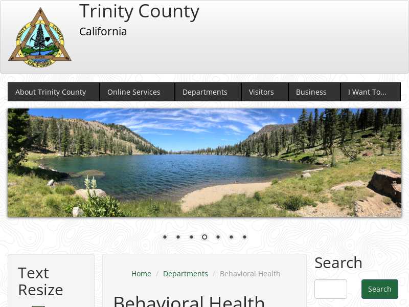 Trinity County Behavioral Health Services