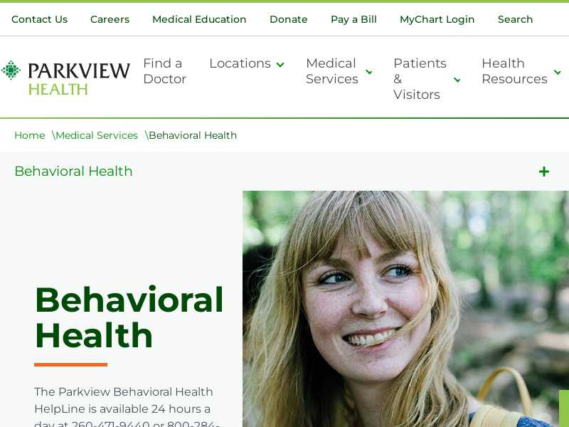 Parkview Behavioral Health Institute - Park Center