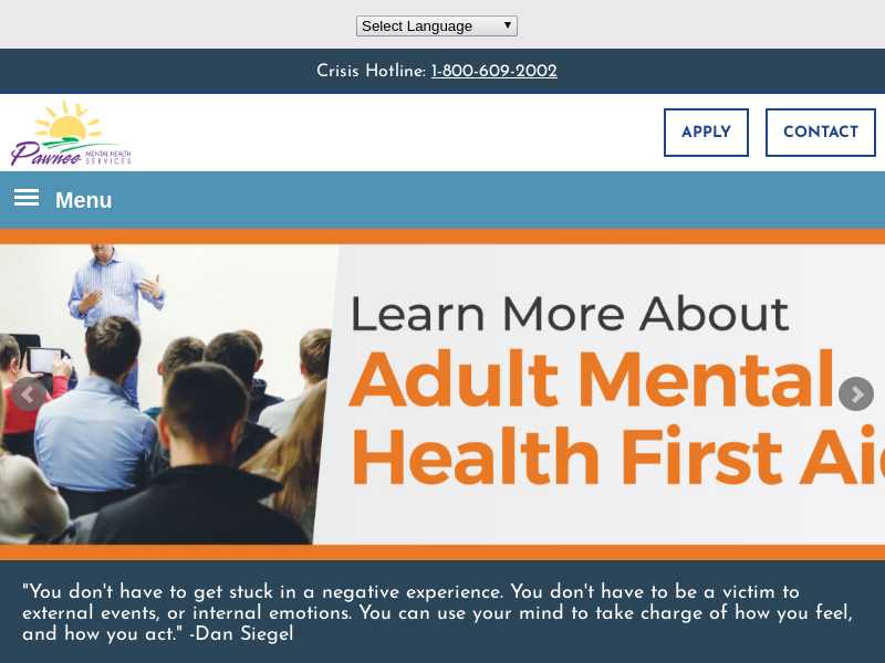 Pawnee Mental Health Services