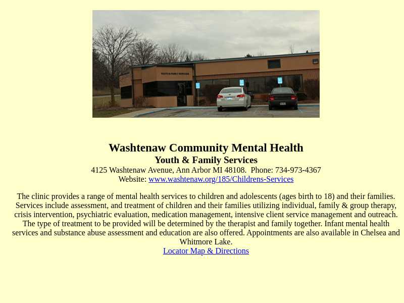 Washtenaw County Community Mental Health