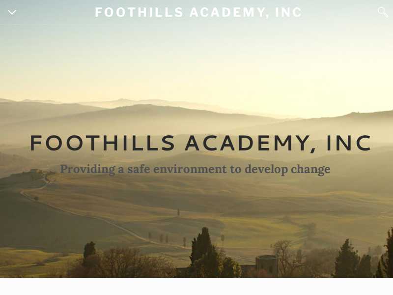 FOOTHILLS ACADEMY INC.