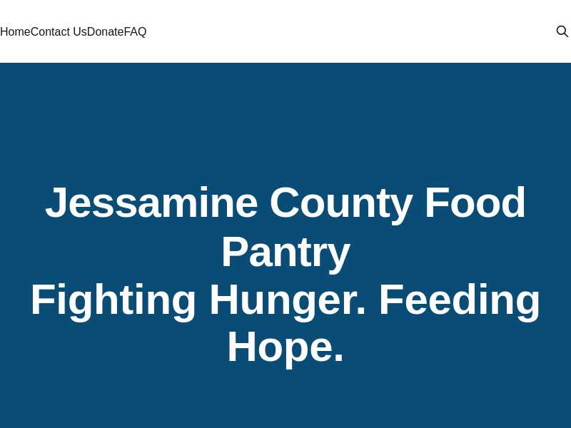 Jessamine County Food Pantry