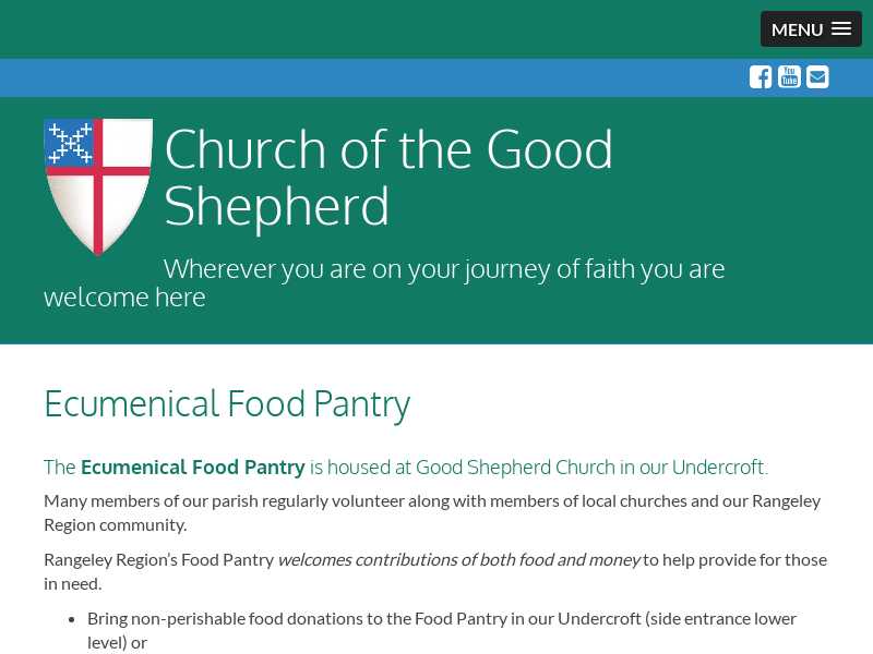 Church of the Good Shepherd Food Pantry