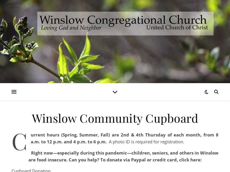 Winslow Community Cupboard